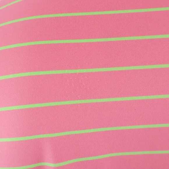 Peter Millar Summer Comfort Golf Polo Shirt Mens XL Pink Green - Picture 7 of 8